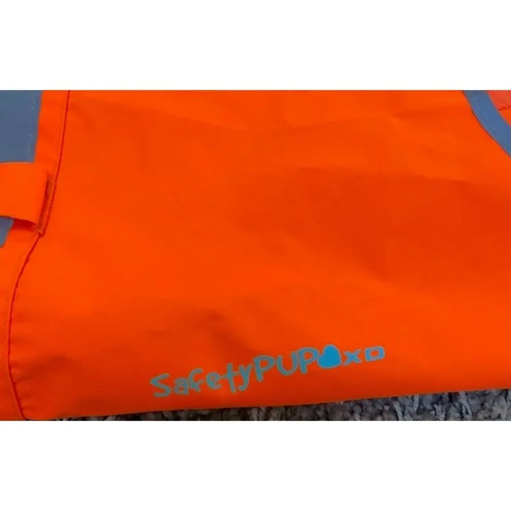 SafetyPUP XD Dog Safety Vest Reflective Large 61-100lb Blaze Orange HiVi Coat